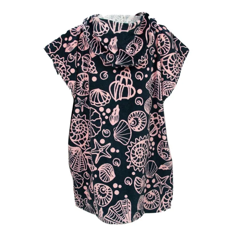 TWF Kids Poncho Towel Sea-2